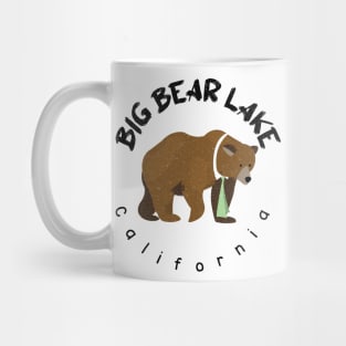 Big Bear Lake with Tie Mug